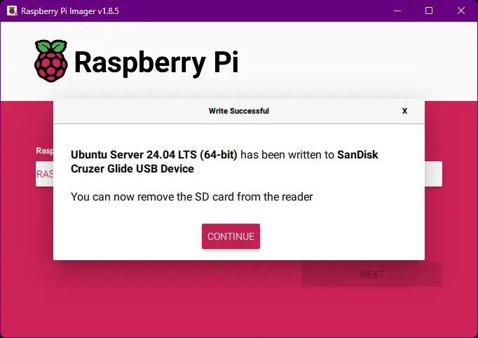 Raspberry Pi Imager Complete